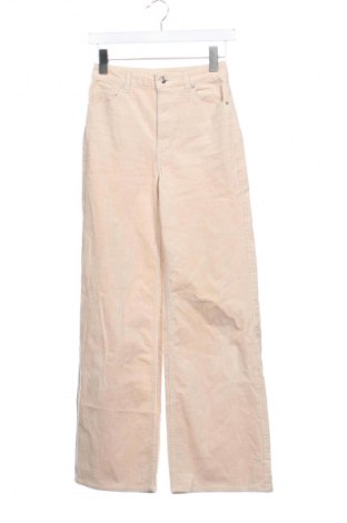 Dámské manšestráky  H&M Divided, Velikost XXS, Barva Béžová, Cena  259,00 Kč