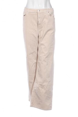 Γυναικείο κοτλέ παντελόνι H&M Divided, Μέγεθος M, Χρώμα  Μπέζ, Τιμή 14,77 €