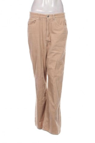 Dámské manšestráky  Sinsay, Velikost L, Barva Béžová, Cena  366,00 Kč