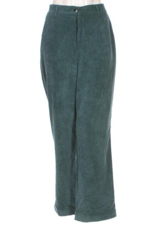 Női kordbársony nadrág Vangelica, Méret L, Szín Zöld, Ár 5 129 Ft