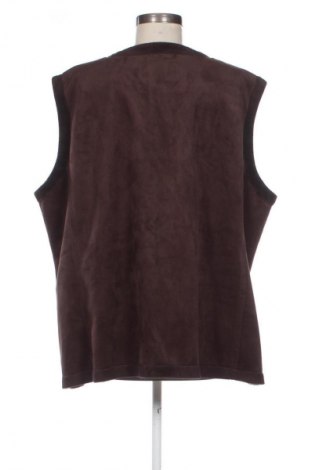 Γυναικείο γιλέκο Ulla Popken, Μέγεθος 3XL, Χρώμα Καφέ, Τιμή 31,71 €