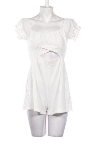 Női rövid overál Bershka, Méret M, Szín Fehér, Ár 7 800 Ft