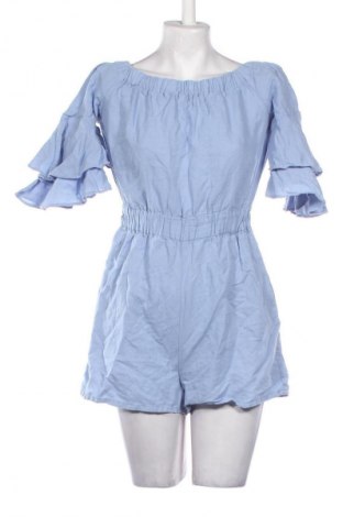 Salopetă scurtă de damă Zara, Mărime L, Culoare Albastru, Preț 89,47 Lei