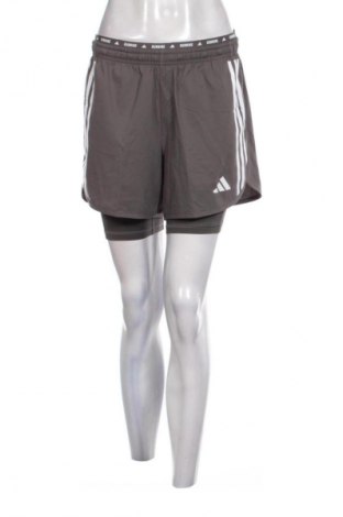 Дамски къс панталон Adidas, Размер M, Цвят Сив, Цена 77,00 лв.