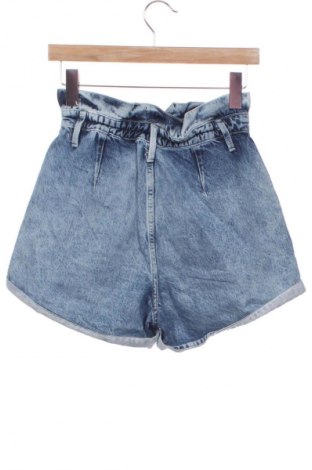 Γυναικείο κοντό παντελόνι Bershka, Μέγεθος XS, Χρώμα Μπλέ, Τιμή 9,72 €