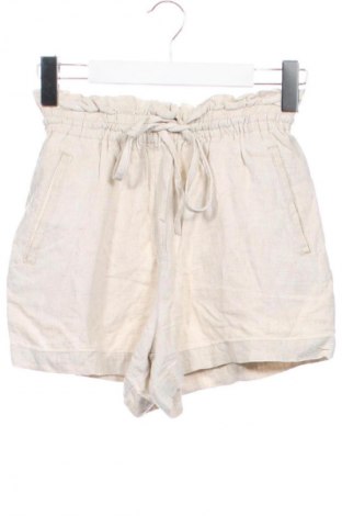 Дамски къс панталон H&M, Размер XS, Цвят Бежов, Цена 19,99 лв.