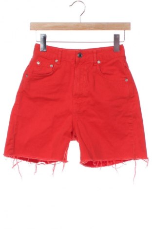 Damskie szorty Stradivarius, Rozmiar XXS, Kolor Czerwony, Cena 43,68 zł