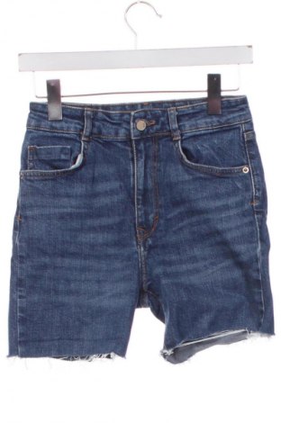 Дамски къс панталон Zara, Размер XS, Цвят Син, Цена 15,96 лв.