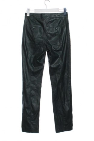 Damskie skórzane spodnie Patrizia Pepe, Rozmiar S, Kolor Zielony, Cena 2 157,70 zł