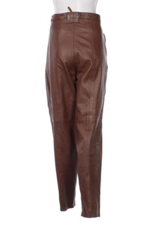 Γυναικείο παντελόνι δερμάτινο Unbranded, Μέγεθος L, Χρώμα Καφέ, Τιμή 54,71 €