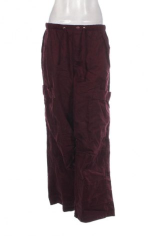 Dámské kalhoty  Bershka, Velikost S, Barva Červená, Cena  229,00 Kč