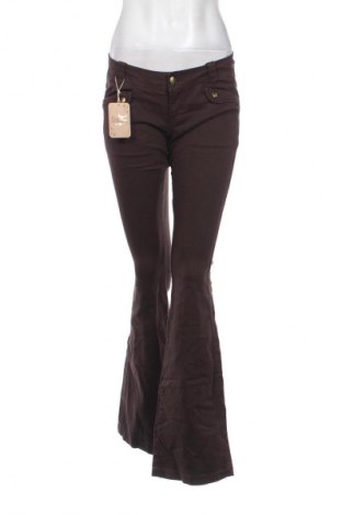 Damskie spodnie Bershka, Rozmiar M, Kolor Brązowy, Cena 105,75 zł