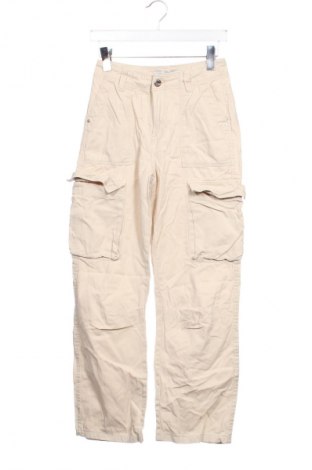 Dámske nohavice Bershka, Veľkosť XS, Farba Béžová, Cena  9,95 €