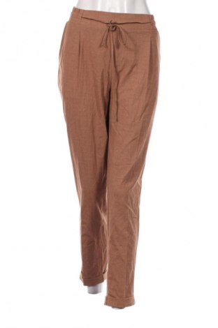 Damskie spodnie Ever.me by Takko Fashion, Rozmiar XL, Kolor Brązowy, Cena 45,99 zł