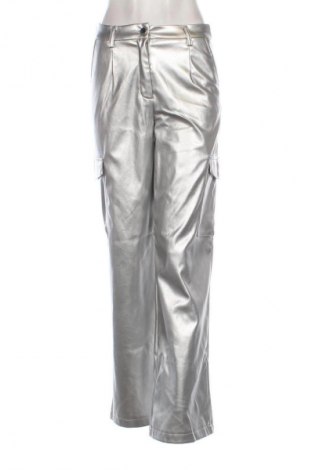 Pantaloni de femei Fb Sister, Mărime S, Culoare Argintiu, Preț 76,32 Lei