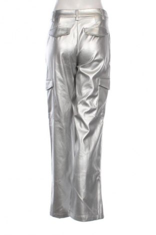 Pantaloni de femei Fb Sister, Mărime S, Culoare Argintiu, Preț 76,32 Lei