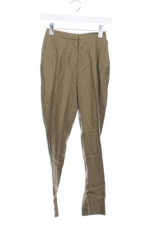 Pantaloni de femei H&M, Mărime XS, Culoare Verde, Preț 76,32 Lei
