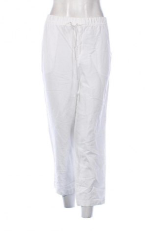 Pantaloni de femei H&M, Mărime XL, Culoare Alb, Preț 77,17 Lei