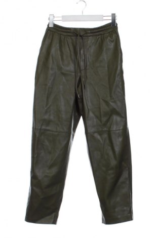 Γυναικείο παντελόνι Mango, Μέγεθος XS, Χρώμα Πράσινο, Τιμή 17,30 €