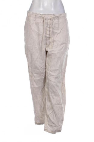 Дамски панталон Mango, Размер XL, Цвят Бежов, Цена 34,00 лв.