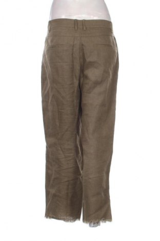 Дамски панталон Massimo Dutti, Размер L, Цвят Зелен, Цена 62,00 лв.