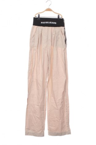 Damskie spodnie Pause Jeans, Rozmiar XS, Kolor Beżowy, Cena 112,64 zł