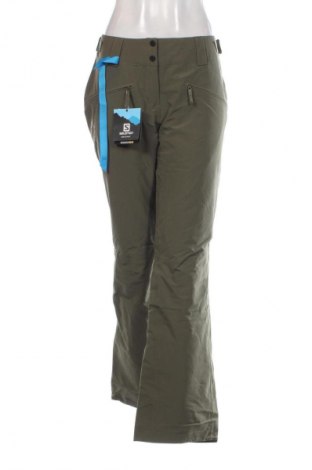 Pantaloni de femei Salomon, Mărime L, Culoare Verde, Preț 386,99 Lei