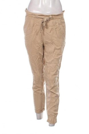 Дамски панталон Stradivarius, Размер S, Цвят Бежов, Цена 29,00 лв.