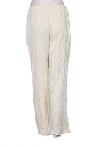 Дамски панталон Stradivarius, Размер L, Цвят Бежов, Цена 29,33 лв.