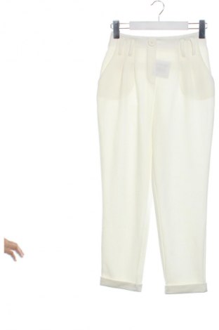 Дамски панталон Terranova, Размер XXS, Цвят Бял, Цена 28,88 лв.