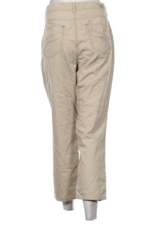 Damskie spodnie Thea Plus, Rozmiar XL, Kolor Beżowy, Cena 67,41 zł