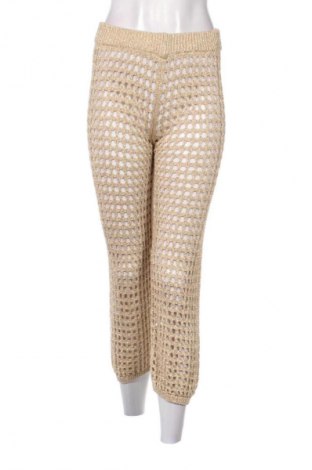Дамски панталон Unbranded, Размер S, Цвят Златист, Цена 29,33 лв.
