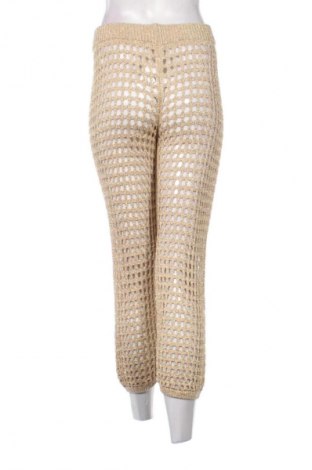 Дамски панталон Unbranded, Размер S, Цвят Златист, Цена 29,33 лв.