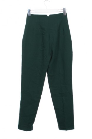 Дамски панталон Zara, Размер XS, Цвят Зелен, Цена 20,99 лв.