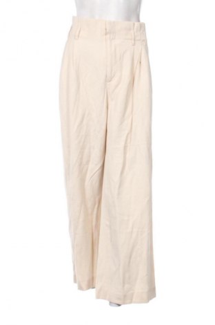 Pantaloni de femei Zara, Mărime XL, Culoare Bej, Preț 192,50 Lei