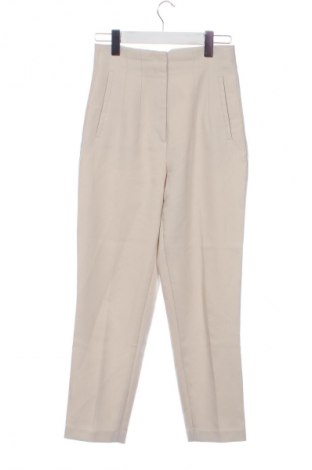 Γυναικείο παντελόνι Zara, Μέγεθος XS, Χρώμα Εκρού, Τιμή 13,81 €