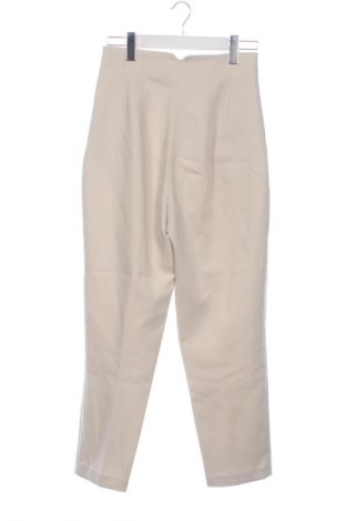 Γυναικείο παντελόνι Zara, Μέγεθος XS, Χρώμα Εκρού, Τιμή 13,81 €