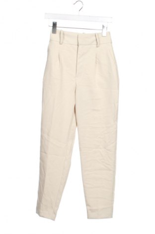 Γυναικείο παντελόνι Zara, Μέγεθος XS, Χρώμα  Μπέζ, Τιμή 15,99 €