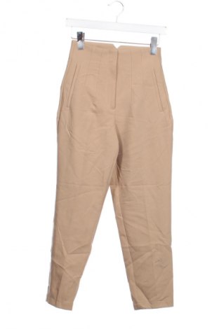 Damskie spodnie Zara, Rozmiar XS, Kolor Brązowy, Cena 56,99 zł