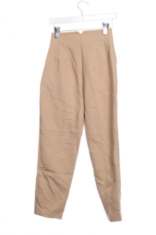 Damskie spodnie Zara, Rozmiar XS, Kolor Brązowy, Cena 56,99 zł