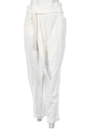 Dámské kalhoty  Zara, Velikost L, Barva Bílá, Cena  342,00 Kč