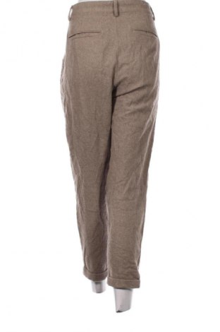 Дамски панталон Zara, Размер L, Цвят Кафяв, Цена 21,99 лв.