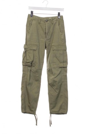 Pantaloni de femei Zara, Mărime XS, Culoare Verde, Preț 71,00 Lei