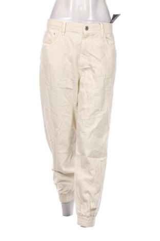 Damskie spodnie Zara, Rozmiar XL, Kolor ecru, Cena 131,99 zł