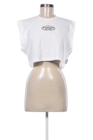 Damska koszulka na ramiączkach Missguided, Rozmiar S, Kolor Biały, Cena 39,05 zł