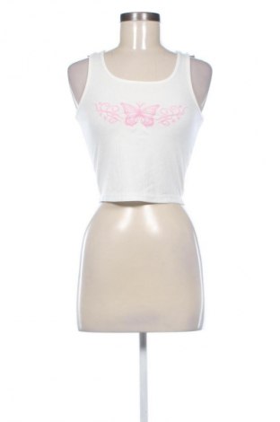 Γυναικείο αμάνικο μπλουζάκι SHEIN, Μέγεθος S, Χρώμα Λευκό, Τιμή 5,12 €