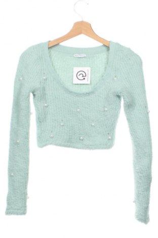 Γυναικείο πουλόβερ Bershka, Μέγεθος XS, Χρώμα Πράσινο, Τιμή 11,99 €