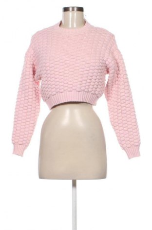 Дамски пуловер Bershka, Размер XS, Цвят Розов, Цена 29,00 лв.