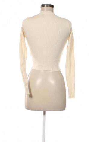 Pulover de femei Bershka, Mărime S, Culoare Ecru, Preț 59,99 Lei