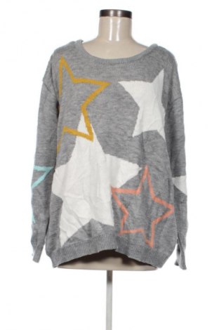 Γυναικείο πουλόβερ Bpc Bonprix Collection, Μέγεθος XXL, Χρώμα Γκρί, Τιμή 14,99 €